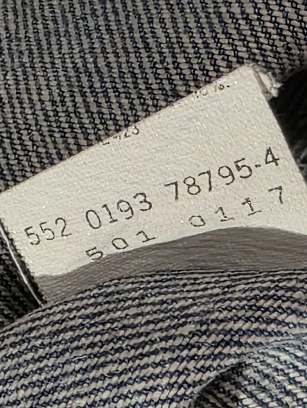 Vintage 90s Levis 501 Jeans Button Fly Size 32X38 Made In USA Denim